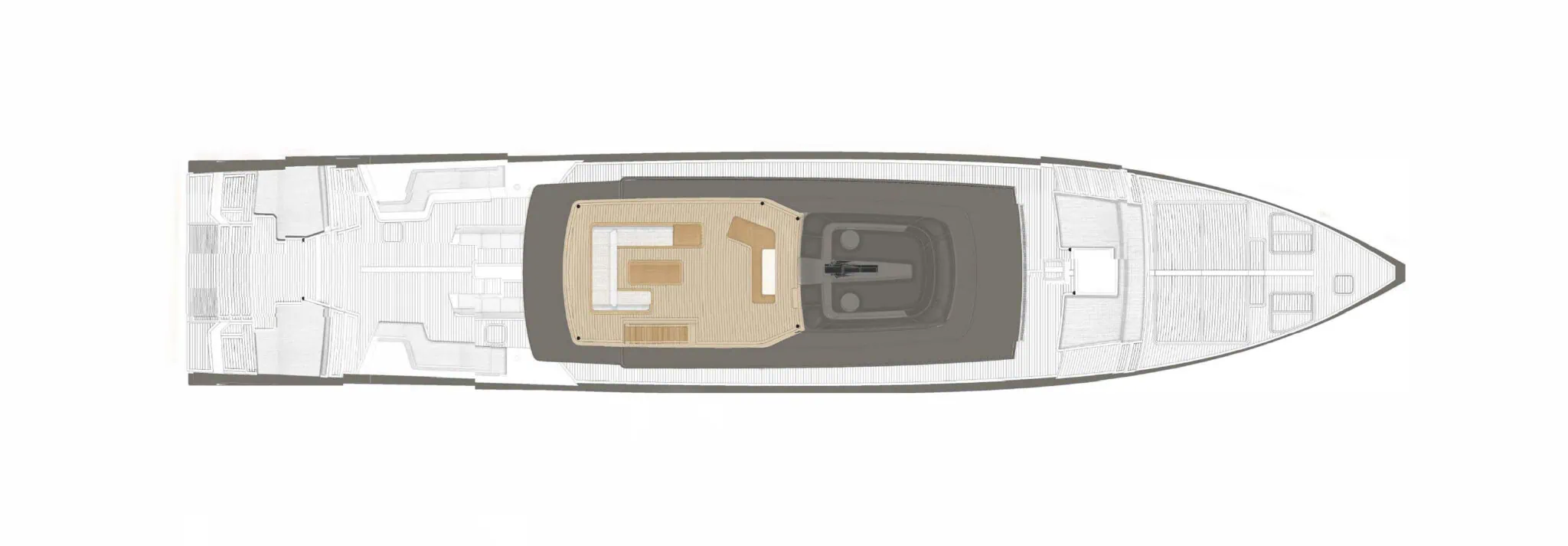 Upper Deck — 66 m Trideck Motoryacht