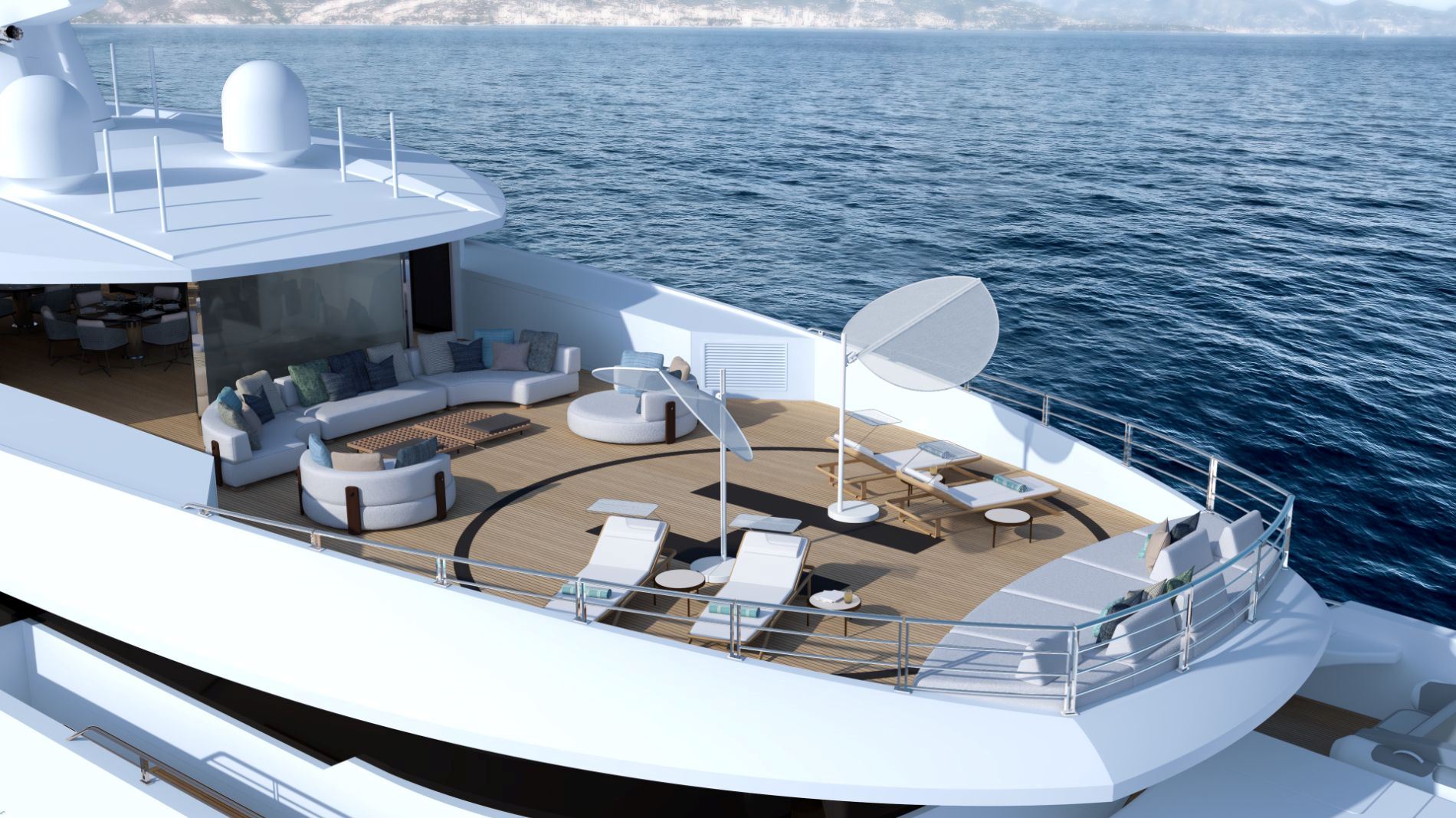 66 m Trideck Motoryacht — exterior