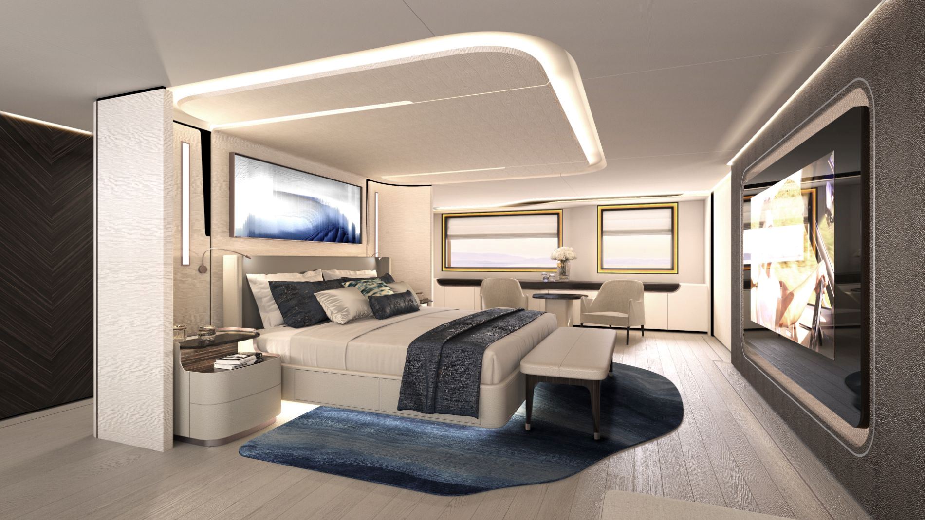 66 m Trideck Motoryacht — exterior