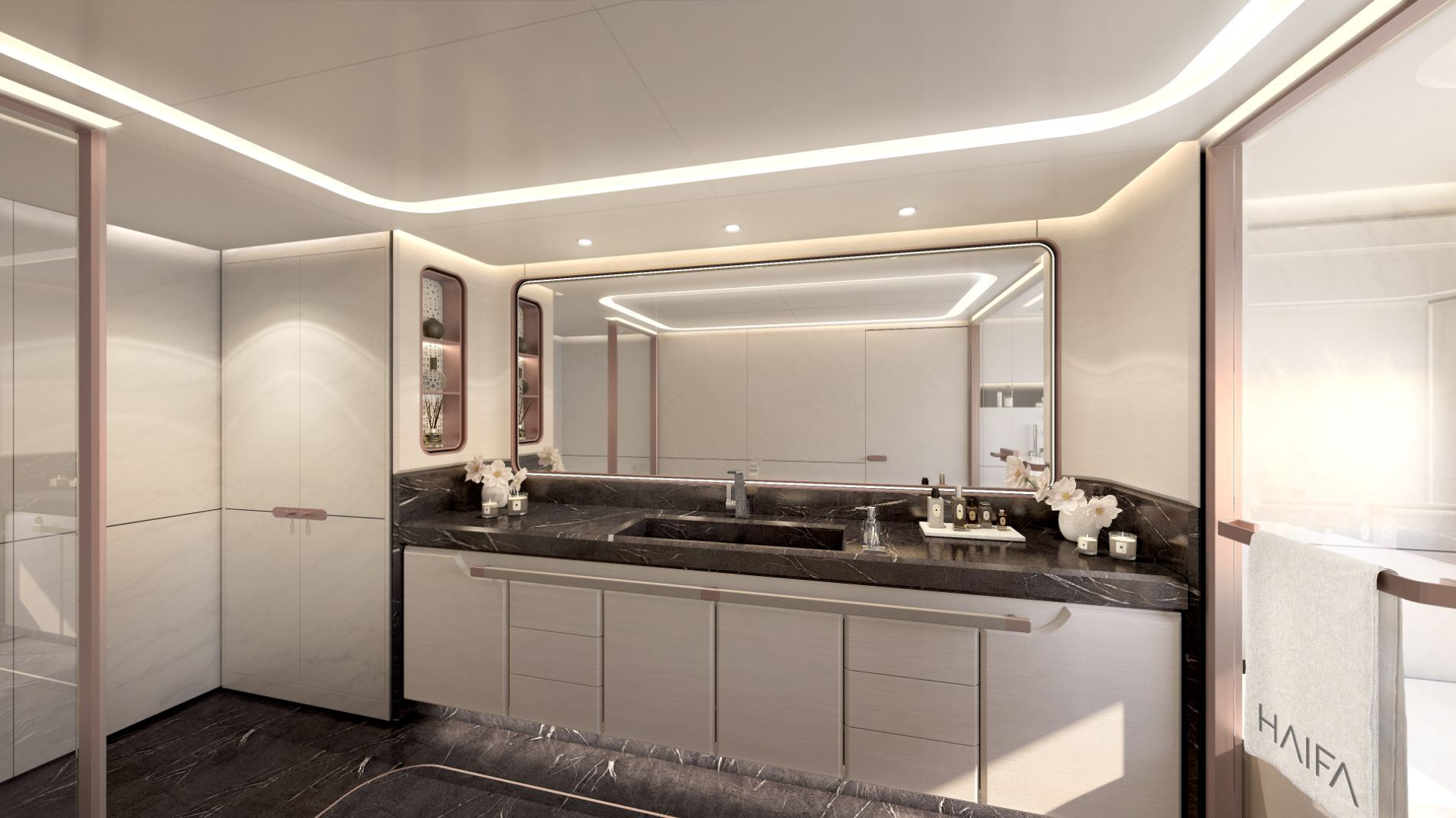 66 m Trideck Motoryacht — exterior