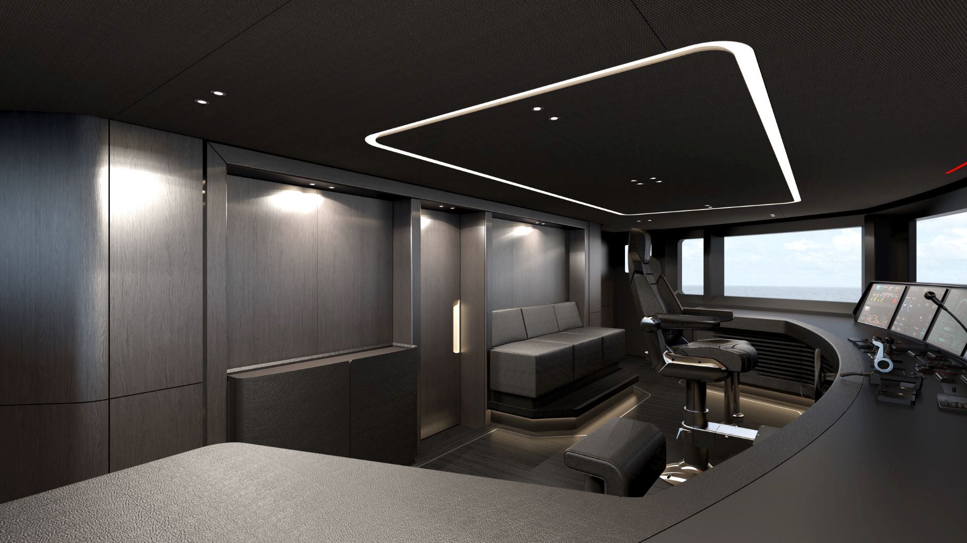 66 m Trideck Motoryacht — exterior