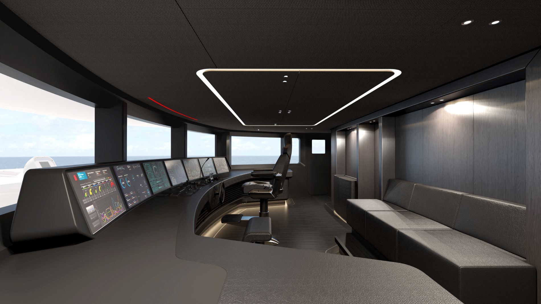66 m Trideck Motoryacht — exterior