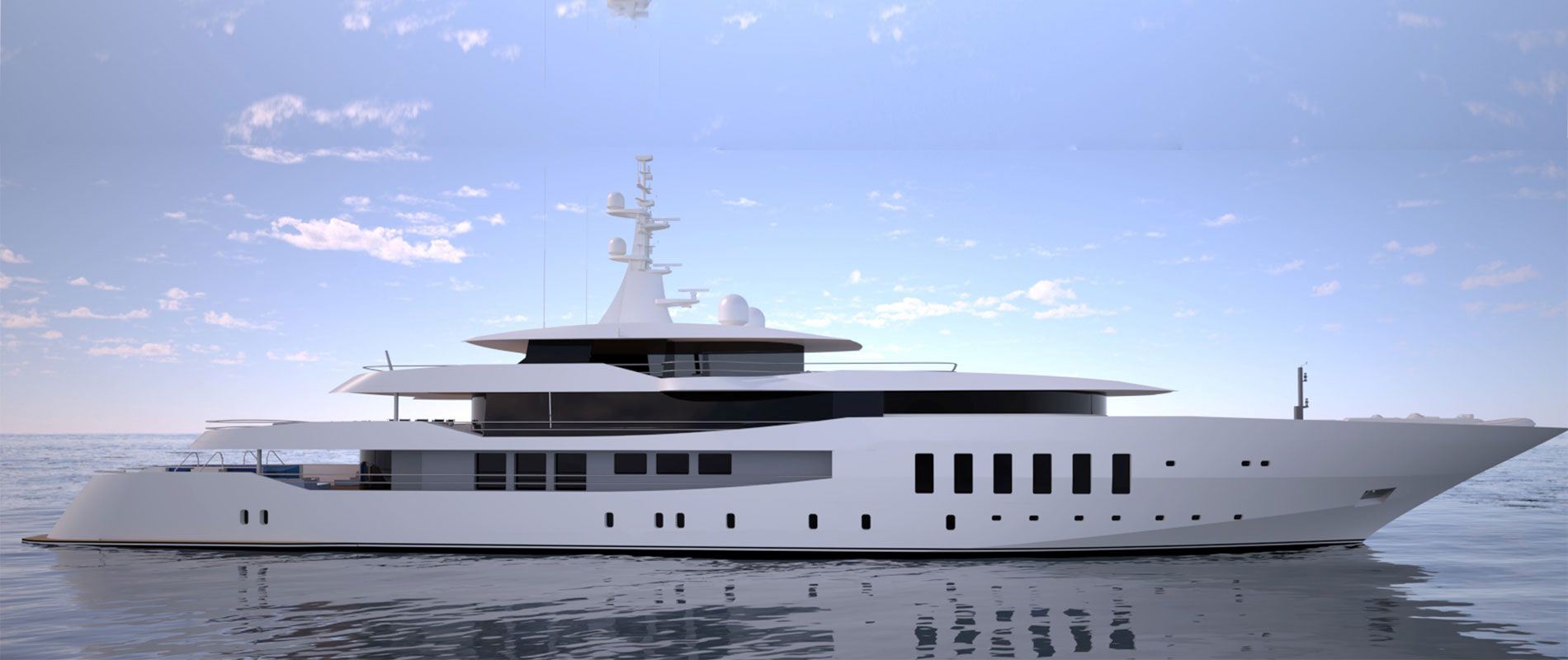 75 m / 246 ft under way